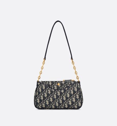 30 montaigne hobo avenue mini bag blue dior oblique jacquard|dior montaigne bag.